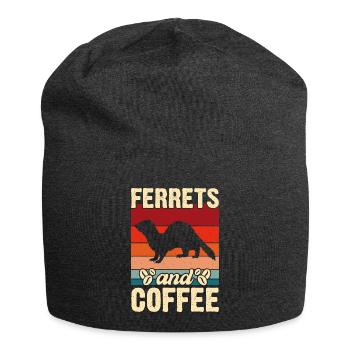 Frettchen - Jersey-Beanie - Anthrazit - Vorne