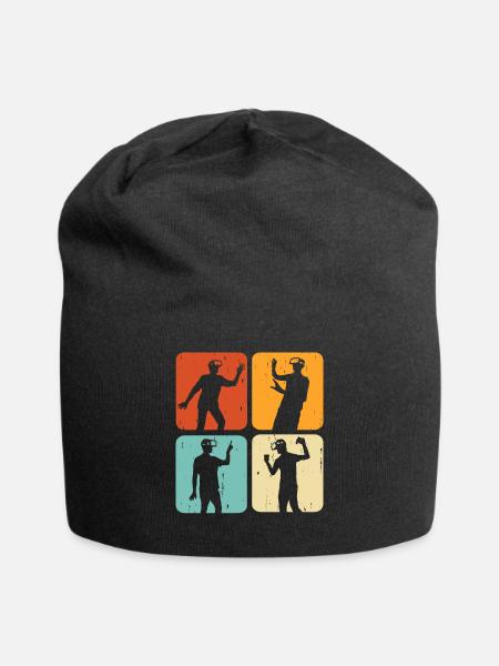 VR Virtuel Reality - Jersey-Beanie - Schwarz