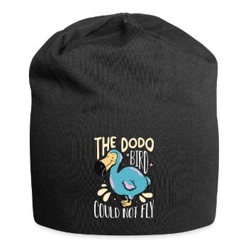 The Dodo Bird Could Not Fly Flightless Ornithology - Jersey Beanie - black - Front