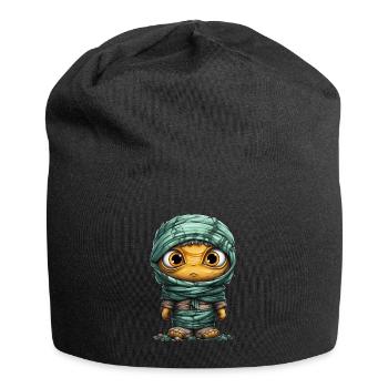 Halloween Spooky Cartoon Mummy - Jersey-Beanie - Schwarz - Vorne