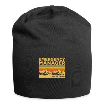 Vintage Emergency Manager - Jersey Beanie - black - Front
