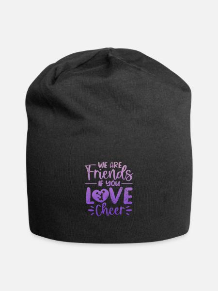 Cheerleader Cheerleading Sport Gymnastics Gift - Bonnet en jersey - noir