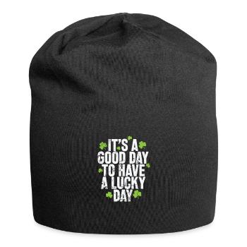 C’est une bonne journée pour avoir un jour de chance - Bonnet en jersey - noir - Devant