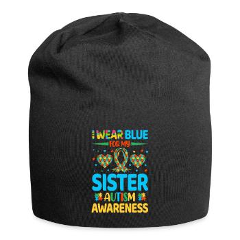 Autism Autistic - Jersey Beanie - black - Front