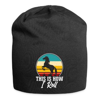 Horse Riding - Jersey Beanie - black - Front