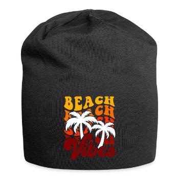 Beach Vibes - Jersey Beanie - black - Front