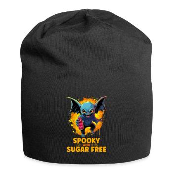 Diabetiker Halloween Fledermaus Kostüm Spooky & - Jersey-Beanie - Schwarz - Vorne