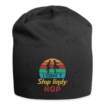 Lindy Hop Swing Tanzpaar Tänzer Swing Dance - Jersey-Beanie - Schwarz - Vorne