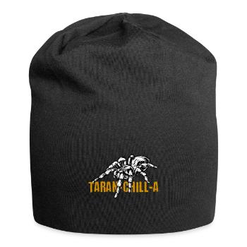 Spinnenliebhaber Spinnentiernetz Terrarium - Jersey-Beanie - Schwarz - Vorne
