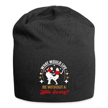 Lindy Hop Swing Tanz Paar Tänzer Swing Tanz - Jersey-Beanie - Schwarz - Vorne
