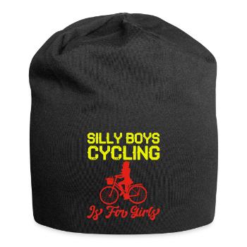 Bicycle Women Funny Saying - Jersey Beanie - black - Front