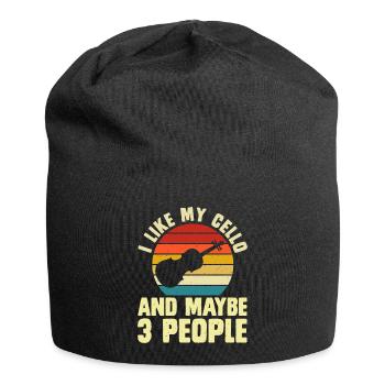 Violin Violinist - Jersey Beanie - black - Front