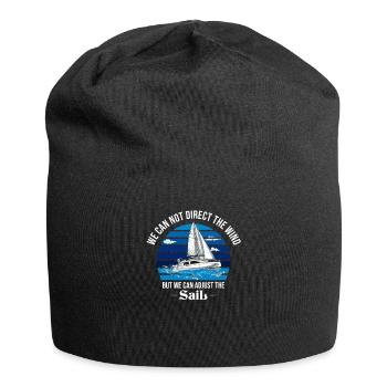 marin voilier voilier voilier voilier yacht - Bonnet en jersey - noir - Devant