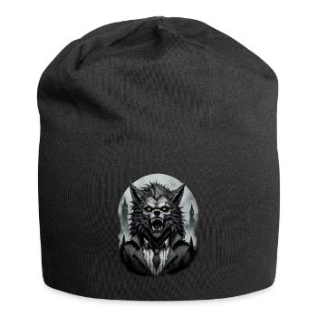 WEREWOLF in costume 6 - Jersey Beanie - black - Front
