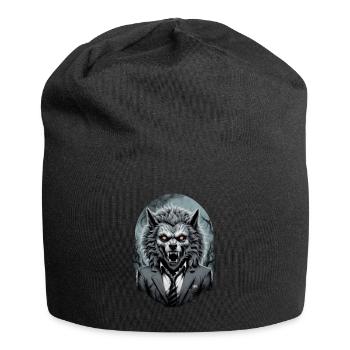WEREWOLF in costume 2 - Jersey Beanie - black - Front