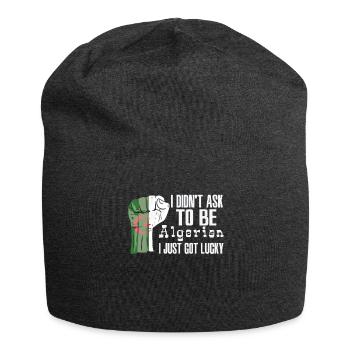 Algerischer Stolz Algerische Flagge Gewachsen - Jersey-Beanie - Anthrazit - Vorne