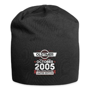 18th Birthday Oldtimer October 2005 vintage - Jersey Beanie - black - Front