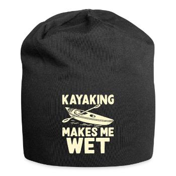 Kayak Kayaker Kayaker - Jersey Beanie - black - Front