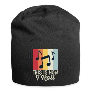 Partitions musicales Musiciens - Bonnet en jersey - noir - Devant