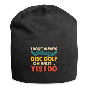 Discgolf Disc Golf - Bonnet en jersey - noir - Devant