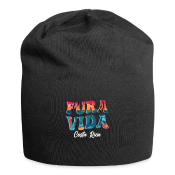 Pura Vida Costa Rica Amérique latine Costa Rica - Bonnet en jersey - noir - Devant