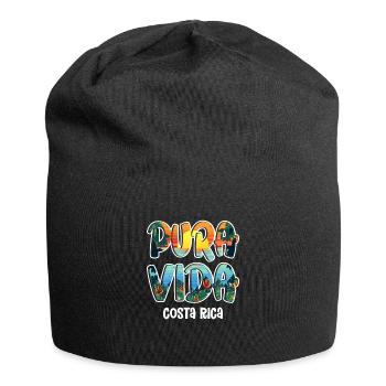 Pura Vida Costa Rica Amérique latine Costa Rica - Bonnet en jersey - noir - Devant