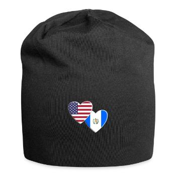 États-Unis Américain Guatemala Drapeau guatémaltèque Patriotique - Bonnet en jersey - noir - Devant