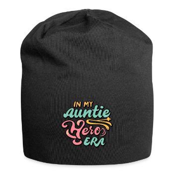 À l’époque de l’annonce du bébé de ma tante - Bonnet en jersey - noir - Devant