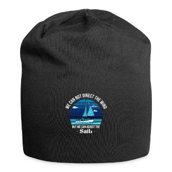 Segler Segelboot Zubehör Segelschiff - Jersey-Beanie - Schwarz - Vorne