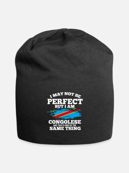 Kongo - Jersey-Beanie - Schwarz
