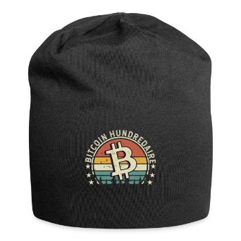 Bitcoin Crypto Crypto-monnaie - Bonnet en jersey - noir - Devant