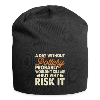 Pottery Pottery Pottery - Jersey Beanie - black - Front