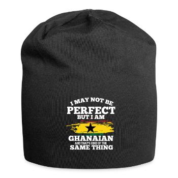 Ghana - Jersey-Beanie - Schwarz - Vorne