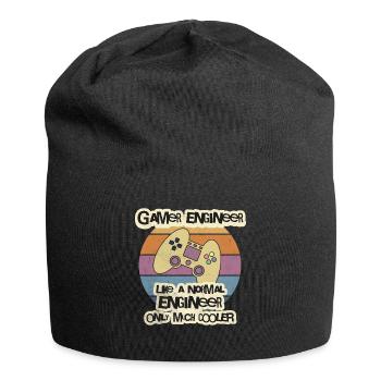 Gamer Engineer T-Shirt, Game Developer Shirt, Prog - Jersey-Beanie - Schwarz - Vorne