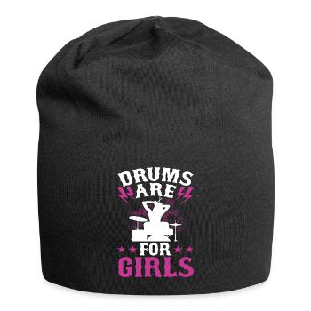Batterie Batteur Batteur - Bonnet en jersey - noir - Devant