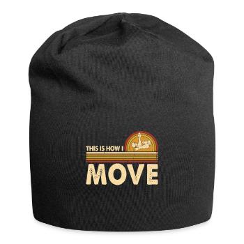 Schach - Jersey-Beanie - Schwarz - Vorne