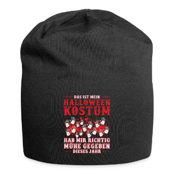 Horror Shirt Das ist mein Halloween Kostüm - Jersey-Beanie - Schwarz - Vorne