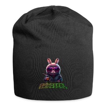 Ski Bunny Ski Bunny Skieur Lapin de ski femme - Bonnet en jersey - noir - Devant