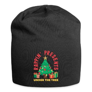 Rappin' présente sous le sapin DJ Xmas Hip Hop - Bonnet en jersey - noir - Devant