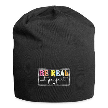 Stolzer amerikanischer Cousin - Jersey-Beanie - Schwarz - Vorne
