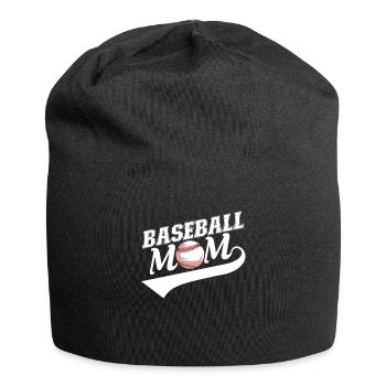 Baseball Baseball Maman - Bonnet en jersey - noir - Devant