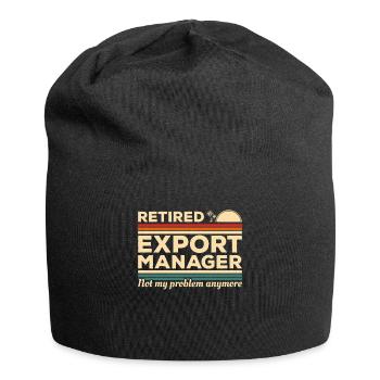 Directeur Export à la retraite n’est plus mon problème - Bonnet en jersey - noir - Devant