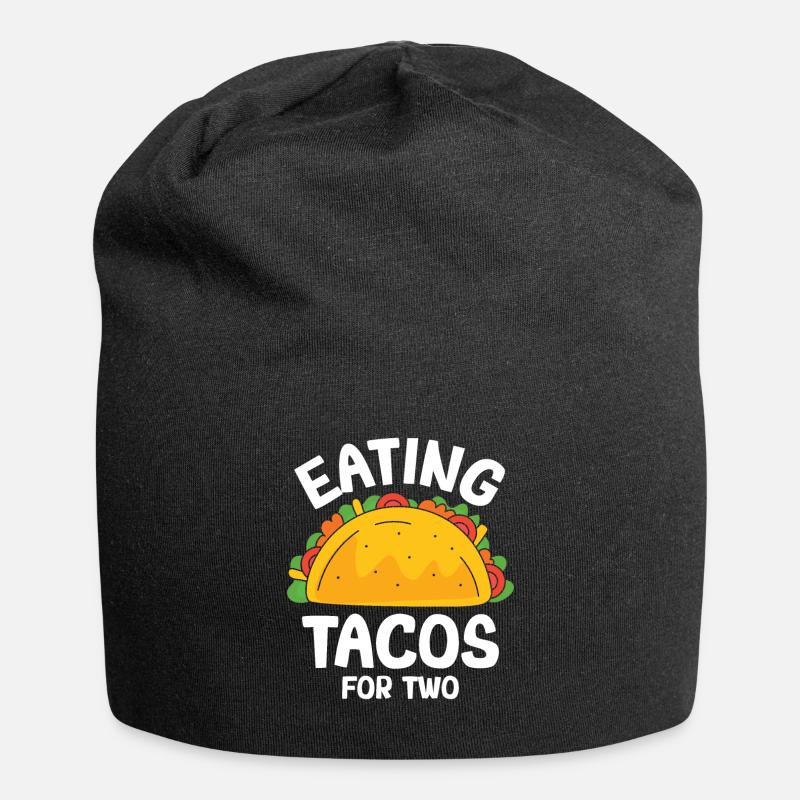 Manger des tacos pour deux - Taco Crew - Taco Squad - Bonnet en jersey - noir