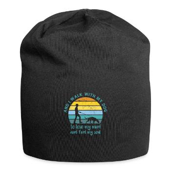 Dog Dog Owner Accessories Dog Lover Funny - Jersey Beanie - black - Front