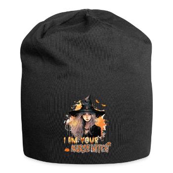 Ich Bin Deine Krankenschwester Hexe - Hexe - Jersey-Beanie - Schwarz - Vorne
