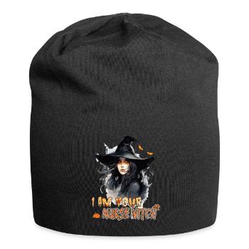 Ich Bin Deine Krankenschwester Hexe - Hexe - Jersey-Beanie - Schwarz - Vorne