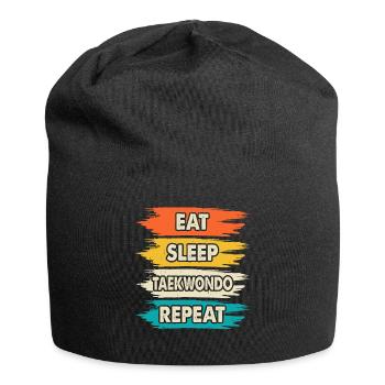 Taekwondo - Jersey-Beanie - Schwarz - Vorne