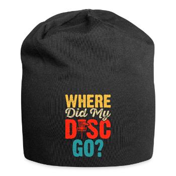 Discgolf Disc Golf - Bonnet en jersey - noir - Devant