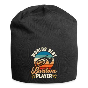 Bariton Baritonist - Jersey-Beanie - Schwarz - Vorne