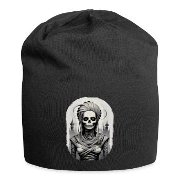 Porträt einer Mumie 3 - Jersey-Beanie - Schwarz - Vorne